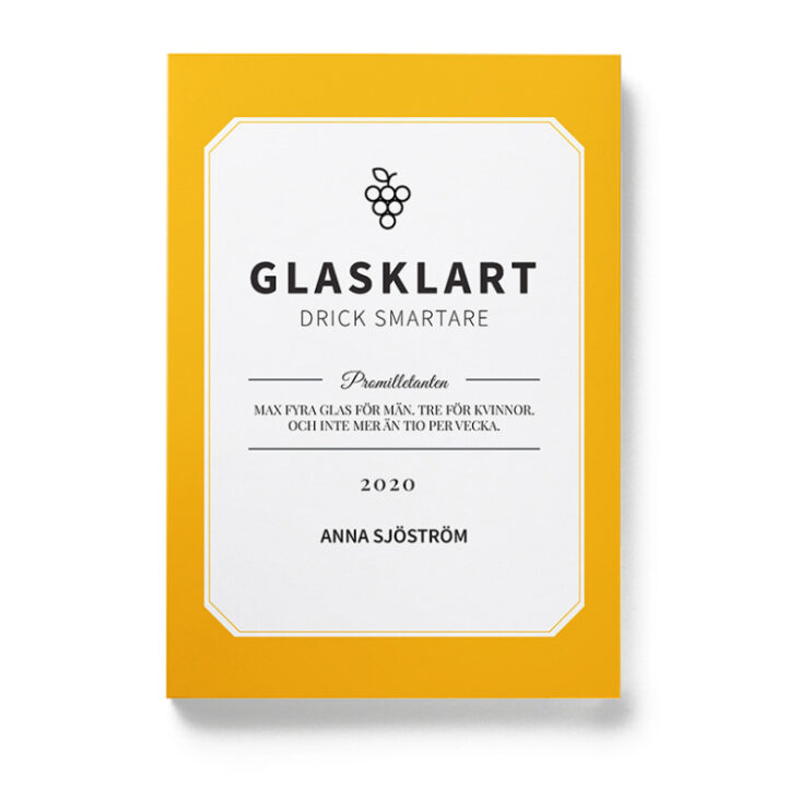 Glasklart, en bok av Anna Sjöström (Promilletanten) om alkohol