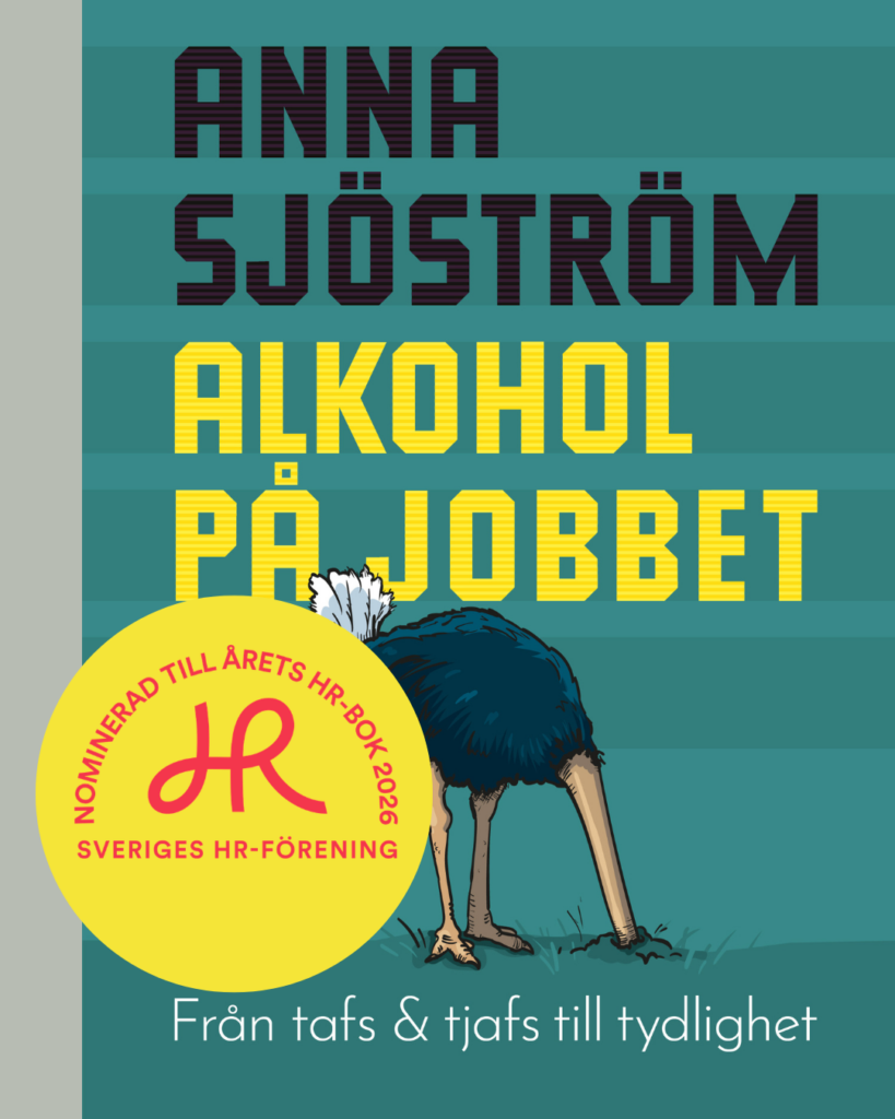 Boken Alkohol på jobbet av Anna Sjöström. Nominerad till årets HR-bok 2026.